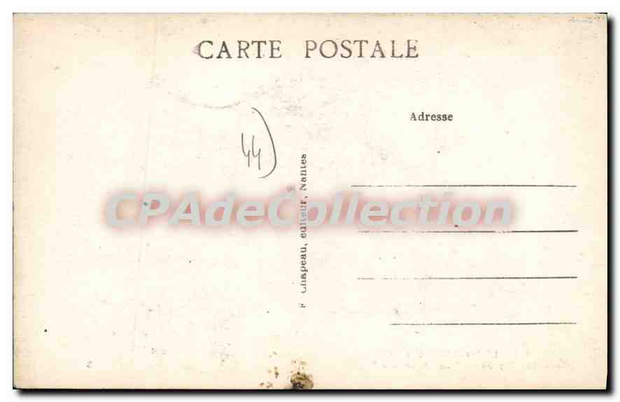 CPA La Baule les Pins L Inf Place des Dryades La Chaumiere  — Rückseite