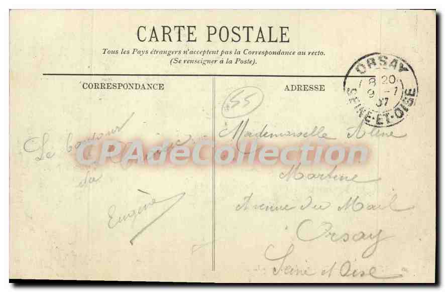 CPA Le Croisic Marais salants  — Rückseite