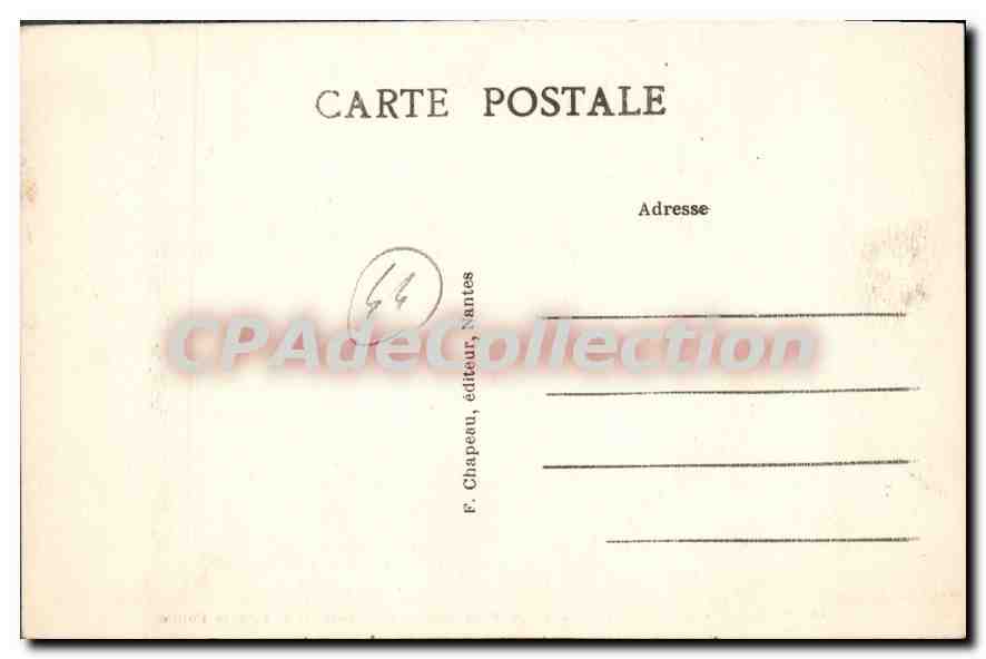CPA Pornichet L Inf La Plage et la Cote à Bonne Source vers la Pointe  — Rückseite