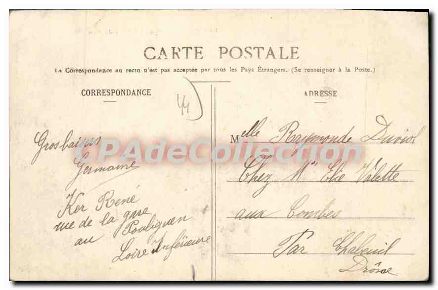 CPA La Baule La Plage à l'Heure du Bain  — Rückseite
