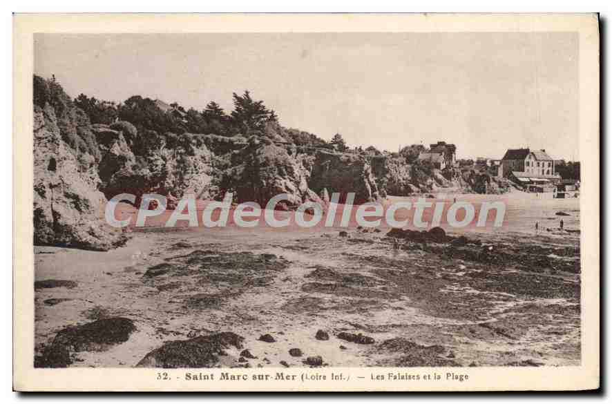 CPA St Marc sur Mer L Inf Les Falaises et la Plage 