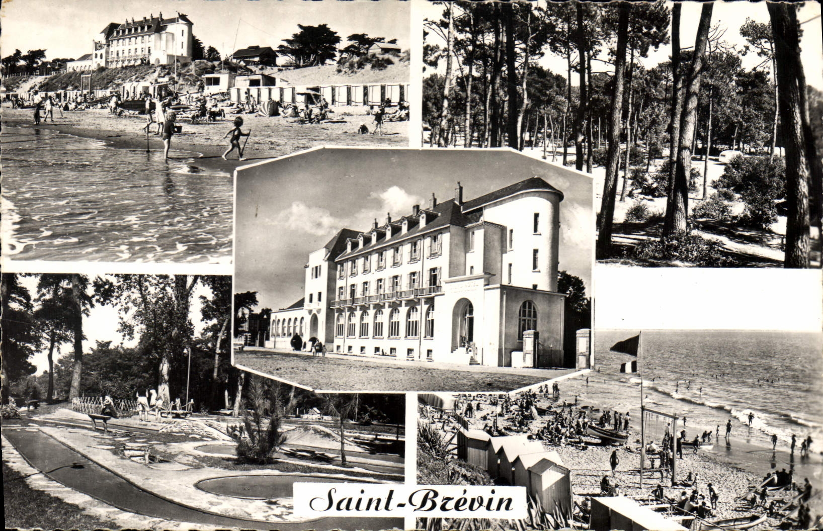 CPA Cote de Jade St Brevin La Plage Camping sous les Pins Le Grand Hotel golf