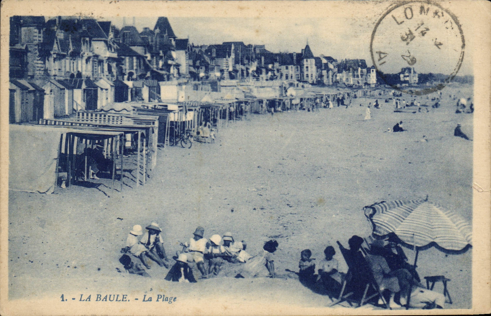 CPA La Baule La Plage 