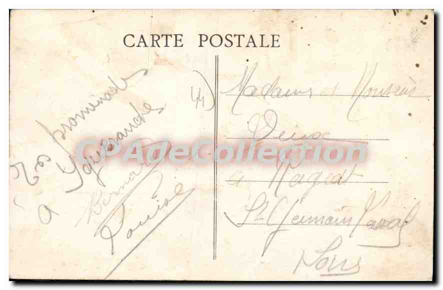 CPA Iguerande Pont de la Loire  — Rückseite