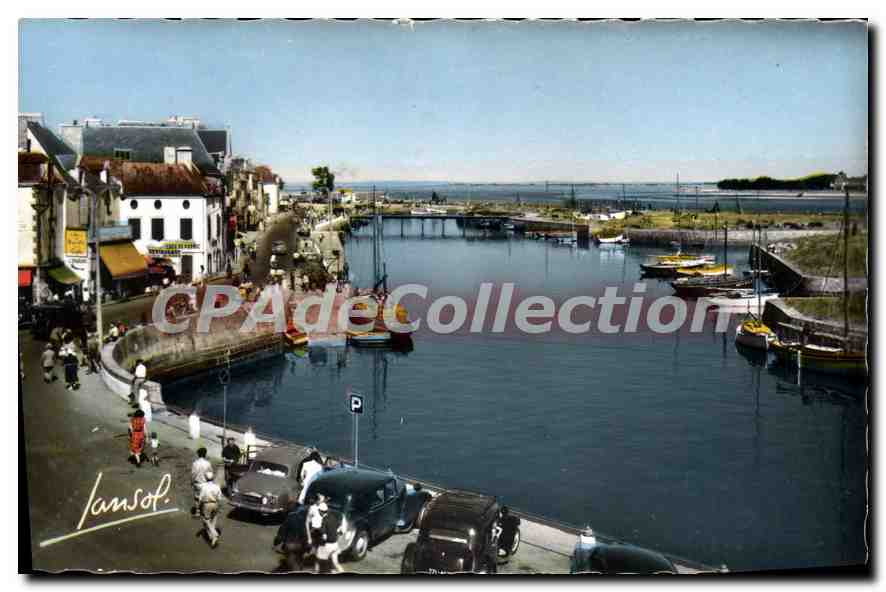CPA Le Croisic L Atl Le Port et la Pointe de Pen Bron 