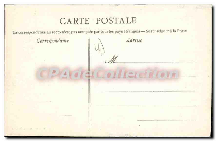 CPA Le Pouliguen L Inf Vue prise de l'Interieur de la grotte des Korrigans  — Verso