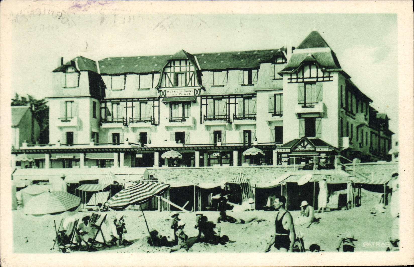 CPA Hotel des Bains et de la Plage Pornichet Sur la Plage 