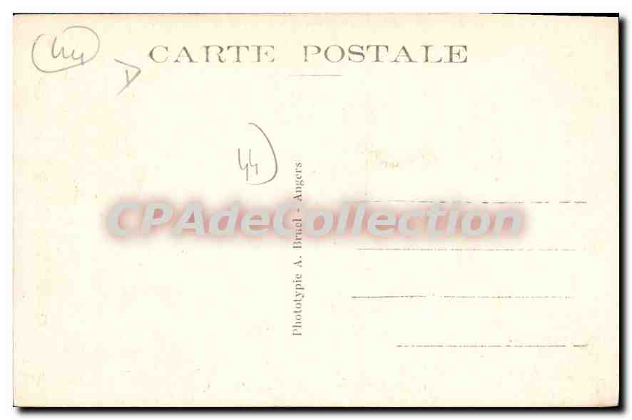 CPA St Nazaire L Inf La Plage  — Verso