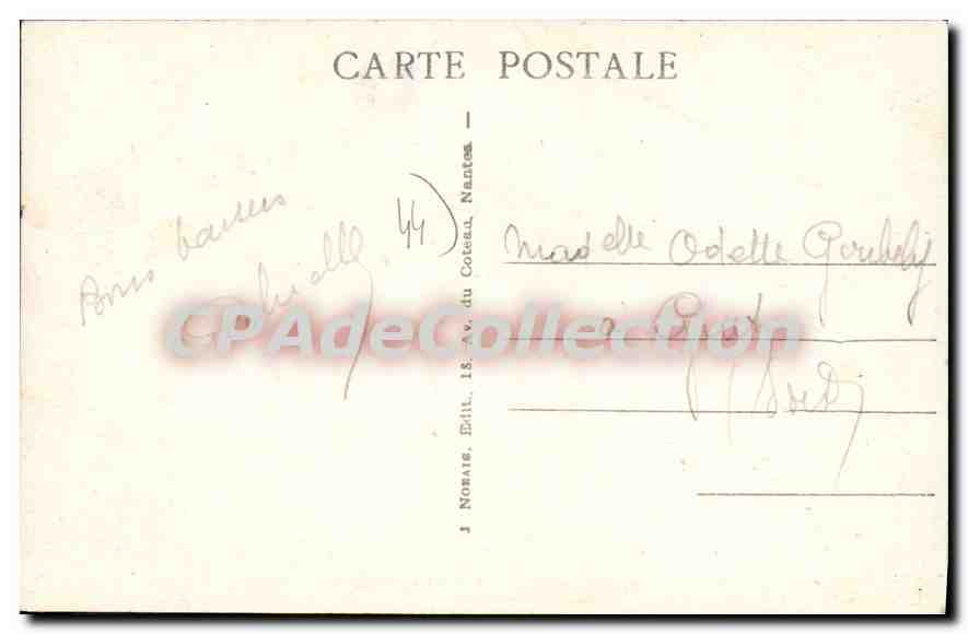 CPA Ste Marie sur Mer L Inf La Plage des Sablons  — Rückseite