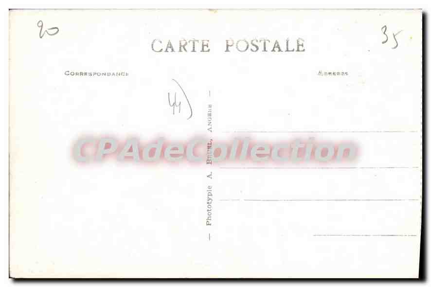 CPA Le Croisic L Inf L'Estacade et la Grande Jetée  — Rückseite