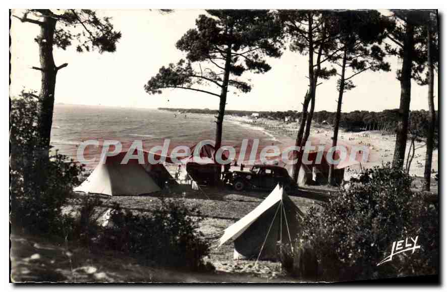 CPA St Brevin L Inf Les Campeurs à l'anse du Pointeau 