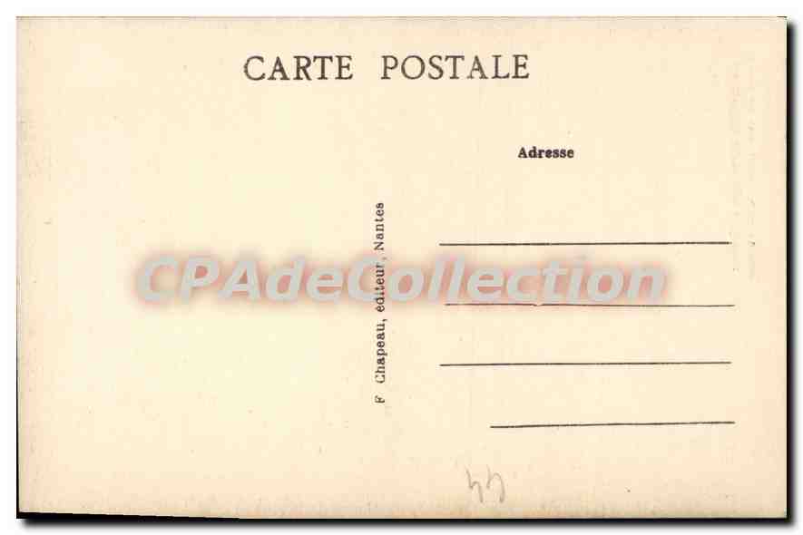 CPA Nantes Pittoresque et Curieux Qual Turenne  — Verso