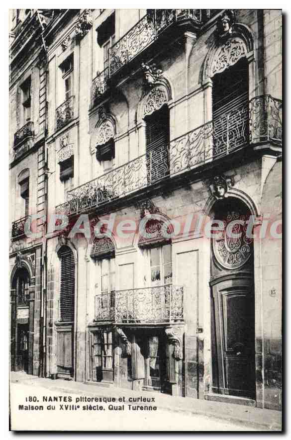 CPA Nantes pittoresque et Curieux Maison du XVIII siecle Quai Turenne 