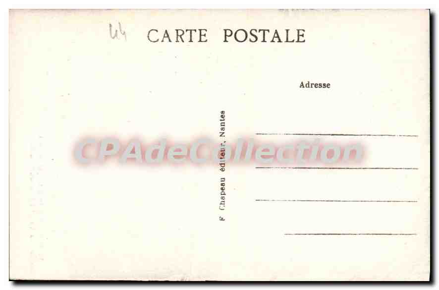 CPA Nantes pittoresque et Curieux Maison du XVIII siecle Quai Turenne  — Verso