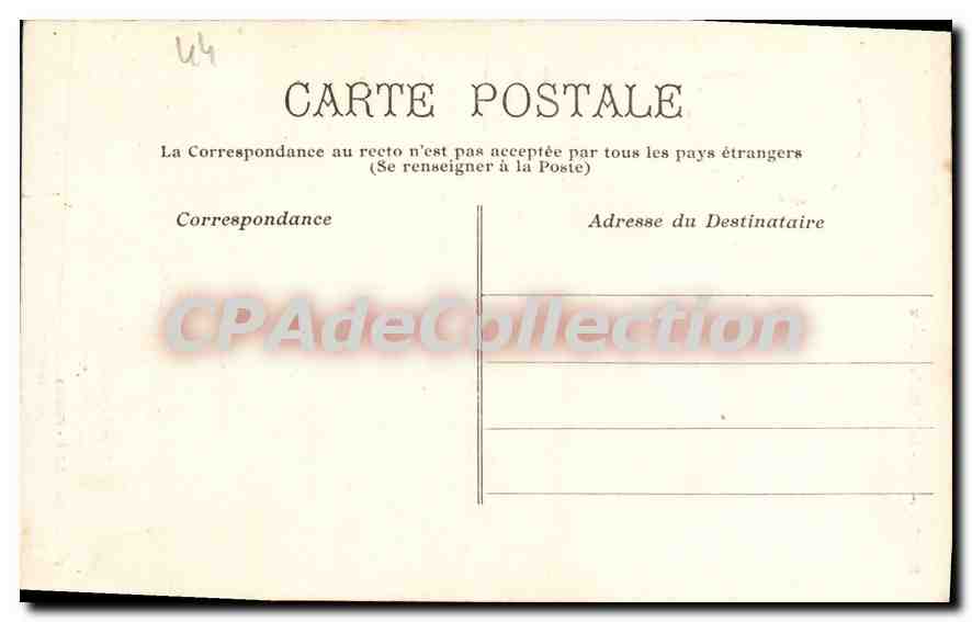 CPA Nantes Le Puits du Chateau  — Verso