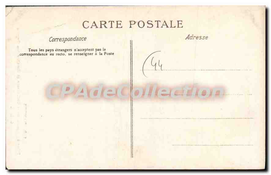 CPA Nantes Pilier à l'Entree de la Cathedrale escalier des orgues — Verso