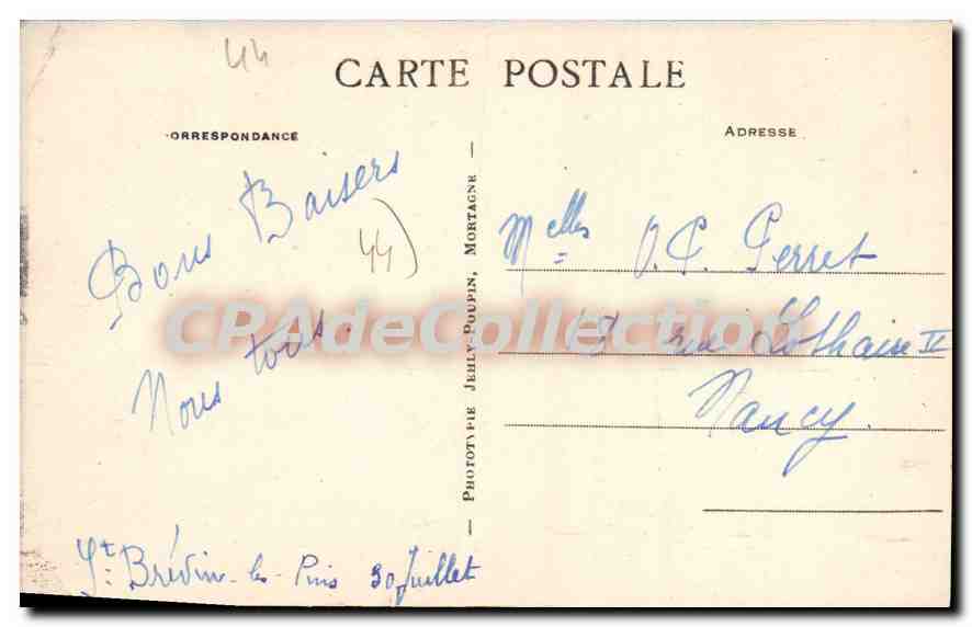 CPA St Brevin les Pins L Inf La Plage  — Back