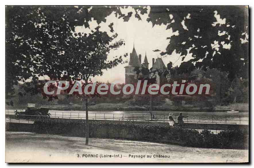 CPA Pornic Loire Inf Paysage au Chateau 