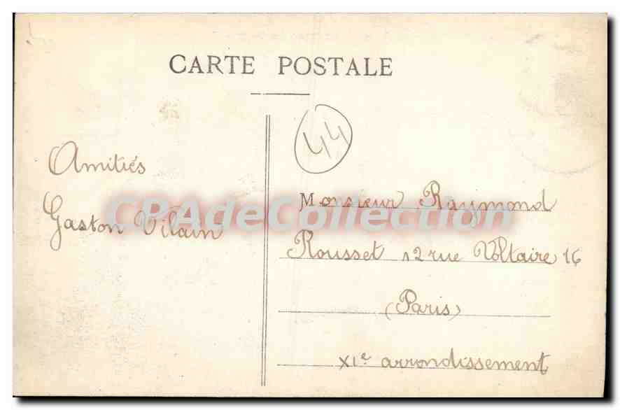 CPA Entre le Pouliguen et Batz Le Pont du Diable Rocher tres Curieux  — Verso
