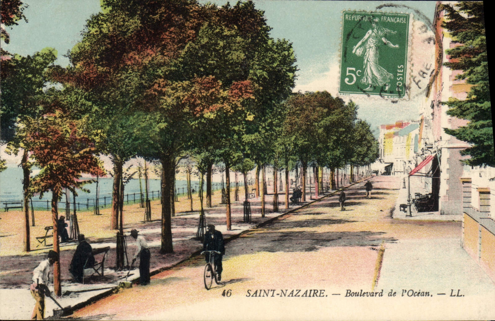 CPA Sainte Nazaire Boulevard de l'Ocean 