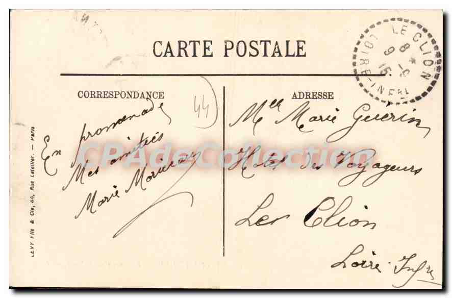 CPA Sainte Nazaire Boulevard de l'Ocean  — Verso