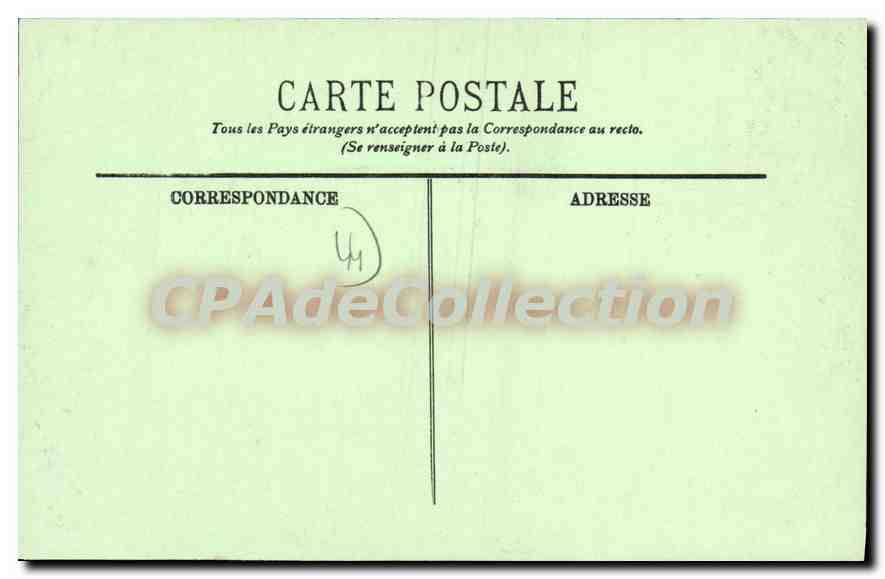CPA Saint Nazaire Le Nouveau Port et l'Eglise  — Verso