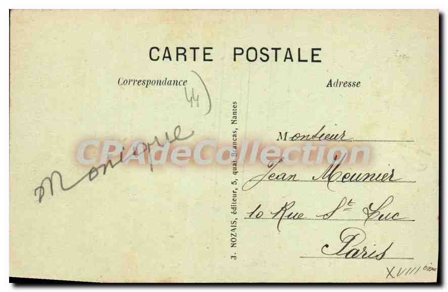 CPA St Brevin l'Ocean L Inf Un sous bois  — Rückseite