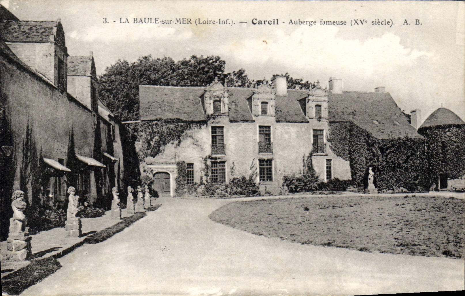 CPA La Baule sur Mer Careil Auberge fameuse 