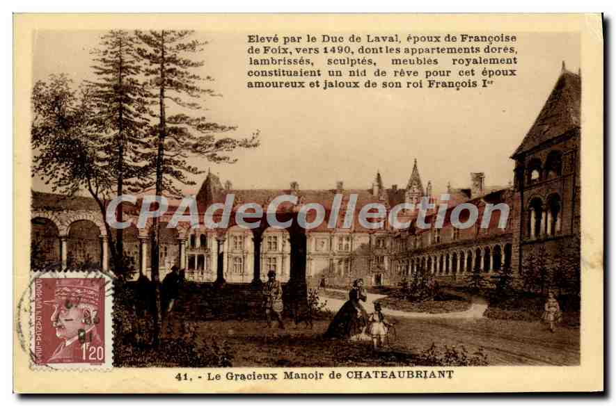 CPA Le Gracieux Manoir de Chateaubriant 