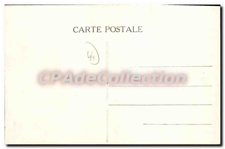 CPA Vertou Loire Inf La Sevre en aval de Portillon vers le Bourg  — Verso