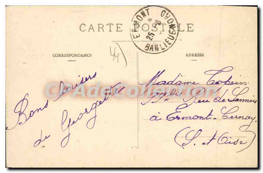 CPA Prefailles L Inf La Roche Percée — Rückseite