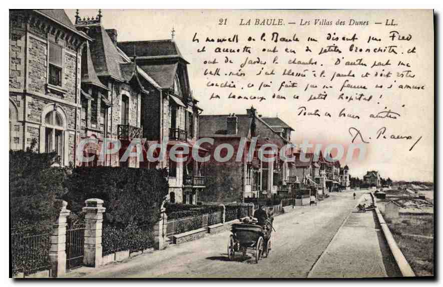 CPA La Baute Les Villas des Dunes 