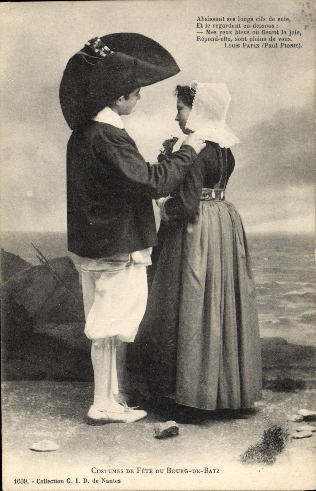 Costumes de fête du Bourg-de-Batz — Collection G. I. D. de Nantes — n° 1039