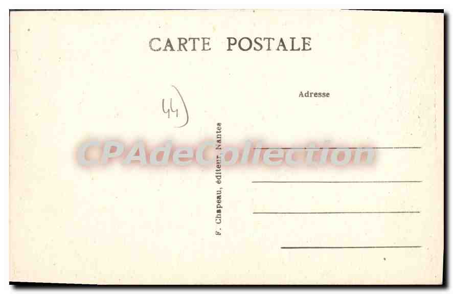 Batz (Loire-Inf.) — Le fond de la Plage Saint-Michel — G. Chapeau, éditeur Nantes — Reverso