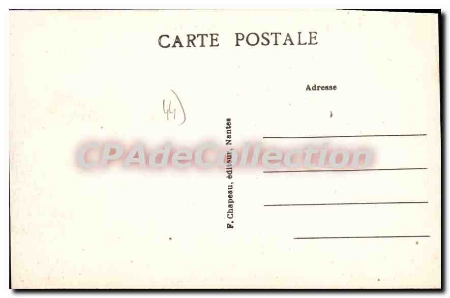Batz-sur-Mer (Loire-Inf.) — La Plage Saint-Michel, prise des Rochers de Pierre-Longue — P. Chapeau, Nantes, n°107 — Reverso