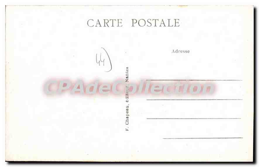 Batz (Loire-Inf.) — Rochers et Plage Saint-Michel — G. Chapeau, éditeur Nantes — Reverso