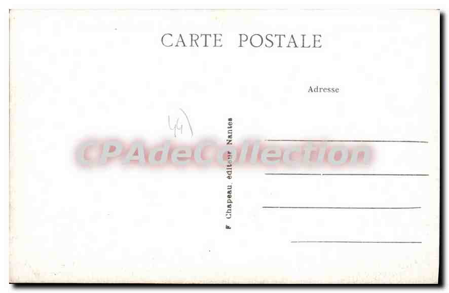 CPA Batz sur Mer Loire Inf Dans les Marais Salants Village de Roffiat Rofflat pres le Pouliguen  — Verso