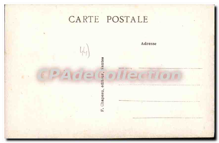 CPA Batz sur Mer Loire Inf Le Menhir et la Plage  — Verso
