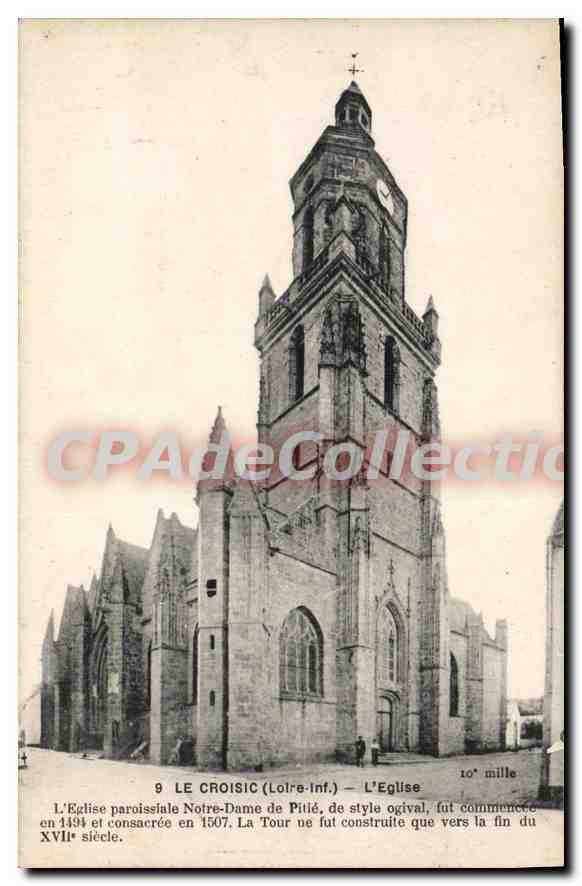 CPA Le Croisic Loire Inf l'Eglise 