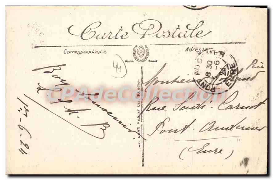 CPA Nantes Le Pont Pirmil  — Rückseite