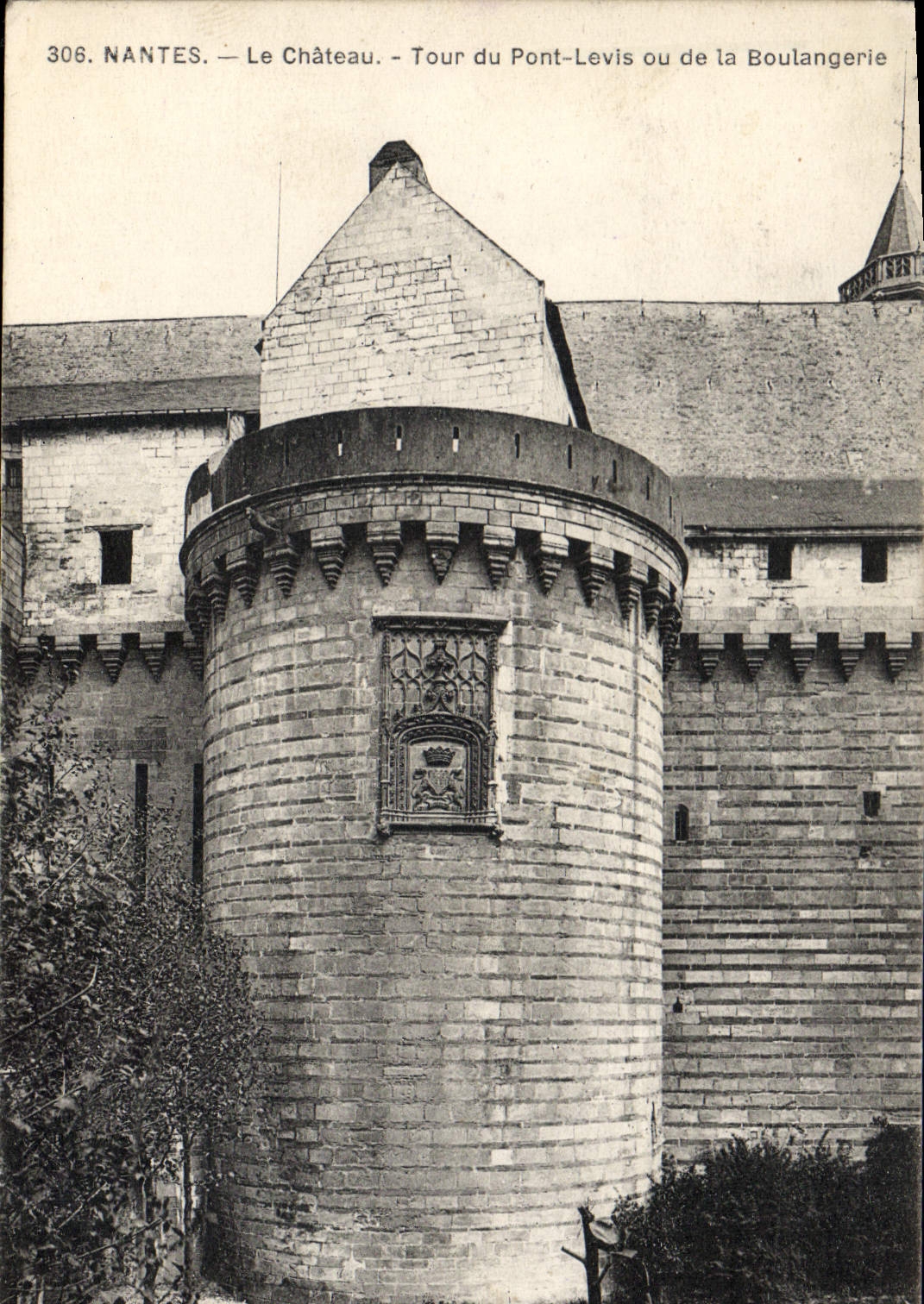 CPA Nantes Le Chateau Tour du Pont Levis ou de la Boulangerie 
