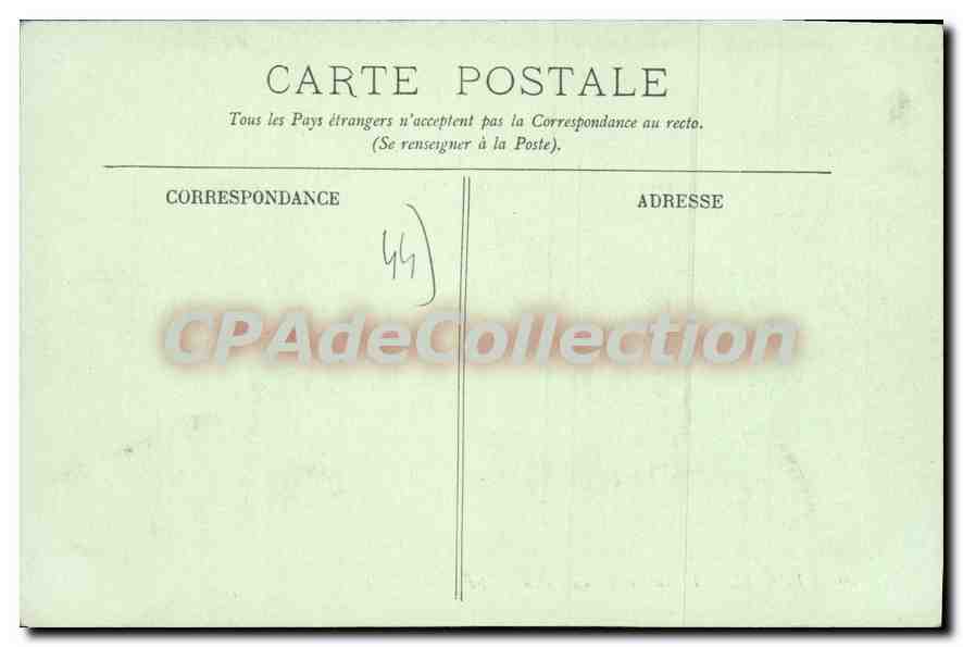 CPA Pornic Le Casino de Gourmalon La Plage  — Rückseite