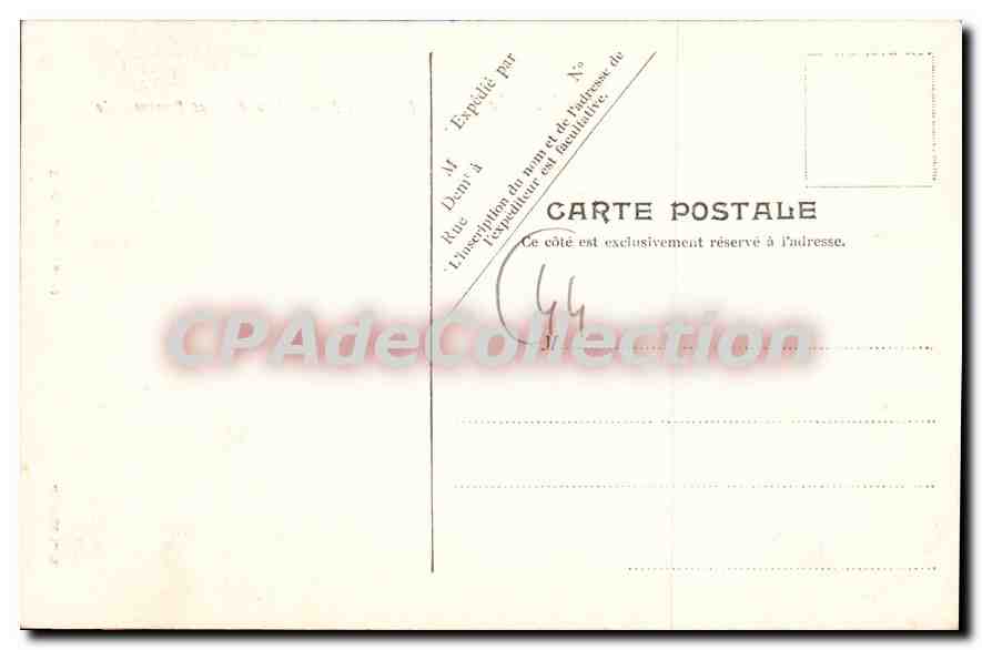 CPA Guerande Place du Marché au Bois et Promenade  — Rückseite