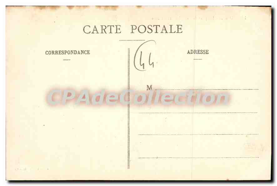 CPA Le Croisic Un jour de Tempete sur l'Ocean  — Rückseite
