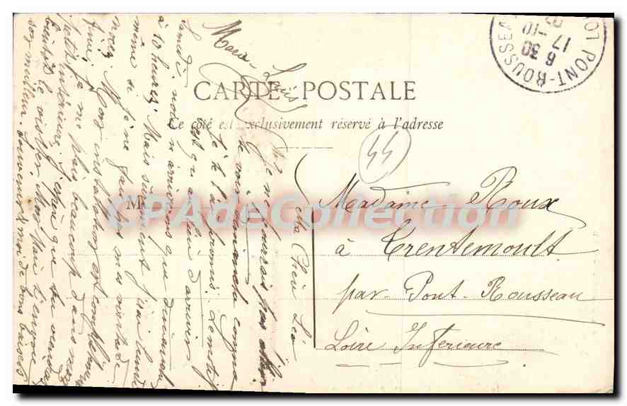 CPA Nazaire Un coin de la Place du Bassin avant les travaux de la nouvelle Entree 1902 — Verso