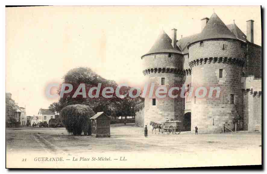 CPA Guerande La Place St Michel 