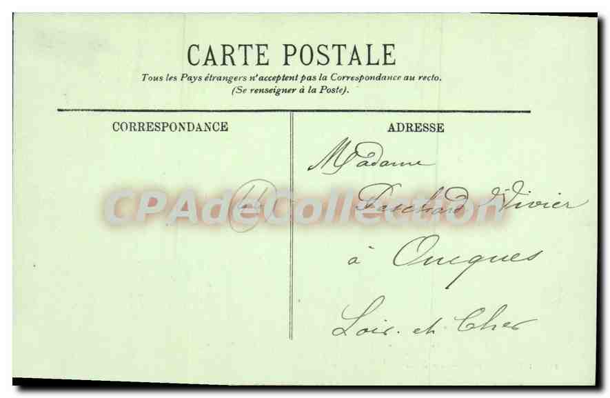 CPA Guerande La Place St Michel  — Rückseite