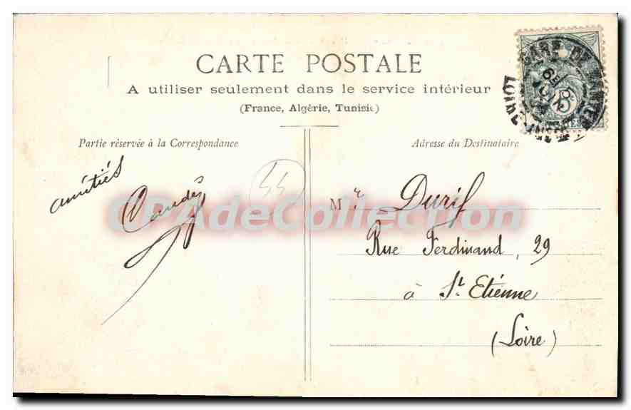 CPA Nantes Le Pont Transbordeur sur la Loire  — Verso