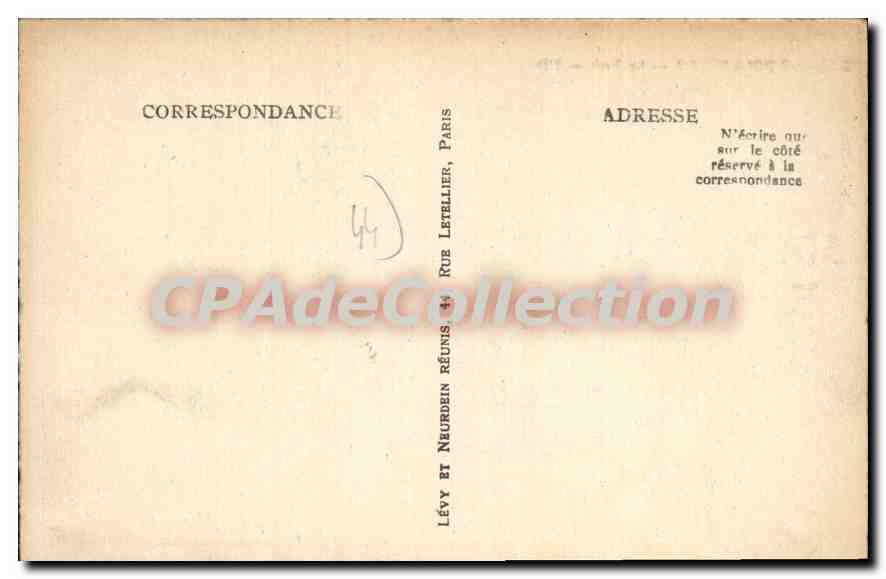 CPA Le Pouliguen Le Port  — Verso