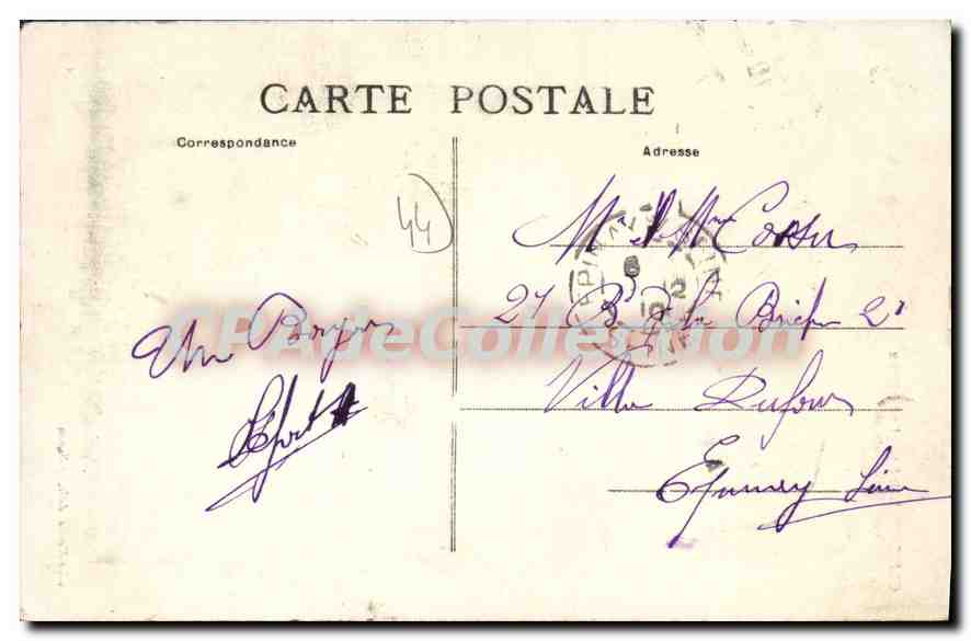 CPA Clisson L Inf Le Chateau Vue de la Garenne  — Rückseite